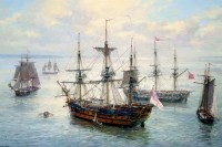 Assistance 1650 anchored at Spithead 1718.jpg