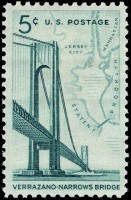 1964 Verrazano-Narrows-Bridge-and-Map-of-New-York-Bay. and the liner UNITED STATES jpg.jpg