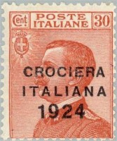 1924 cruciera italiana Effigy-of-Vittorio-Emanuele-III-to-the-left.jpg