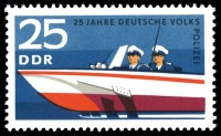 1970 25th Anniversary of the DDR water police Hydrofoil type Volga.jpg