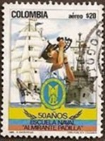 1985 CALDAS - Tall ship GLORIA Navy-soldier-Ships-and-coat-of-arms.jpg