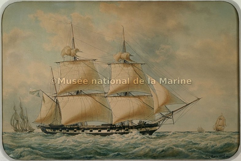 Diligente, corvette de 18 canons, 1801 _ 19 OA 3 _ Musée national de la Marine.jpg