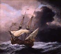 Velde_Willem_van_de_the_Younger-The_English_Ship_Hampton_Court_in_a_Gale.jpg